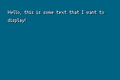Screenshot of object_text_render_simple