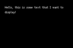 Screenshot of object_text_render_simple