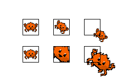 Demonstration of rotating and scaling objects