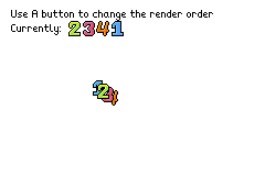 Demonstration of overlapping sprites