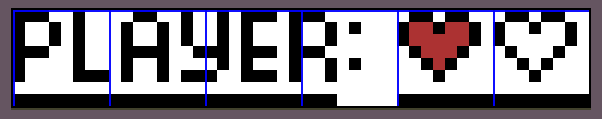 Player health tiles